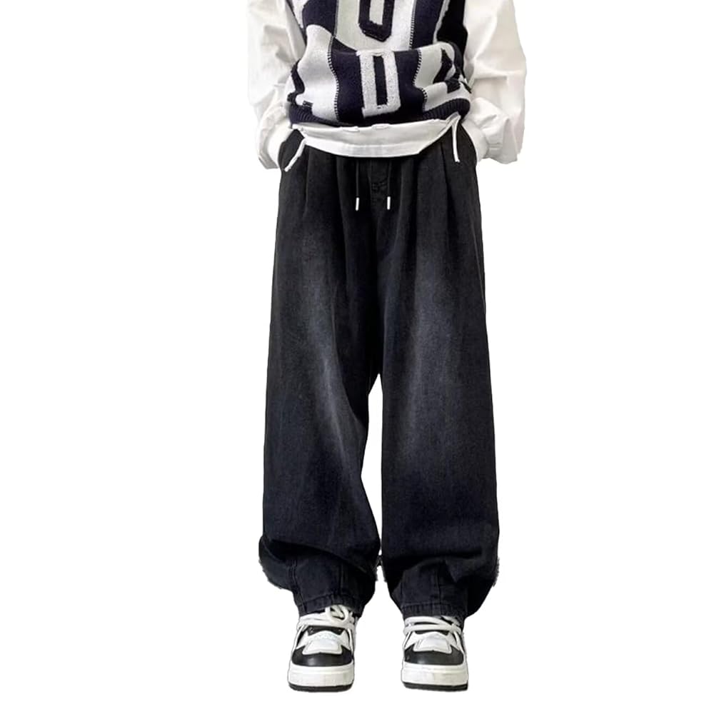 【SATIIIZ】Racket Dart Over Wide Denim Pants Dart Jeans | eBay